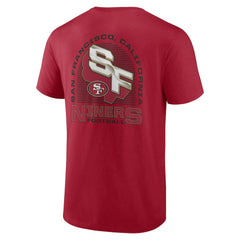 San Francisco 49ers Home Field Advantage T-Shirt Scarlet | NFL