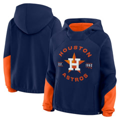 Houston Astros Fanatics Women's Oversized Time to Win Pullover Hoodie - MLB