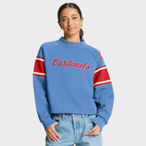 St. Louis Cardinals Fanatics Women's Oversized Toss Sweep Raglan Pullover Sweatshirt - MLB