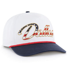 Dallas Cowboys '47 Patriotic Overhand Hitch Adjustable Hat White | 47 brand