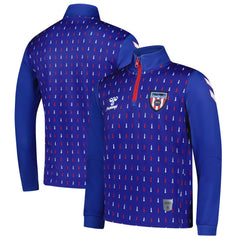 Sunderland Hummel Away Pre-Match Half Zip Blue - FIFA World CUP