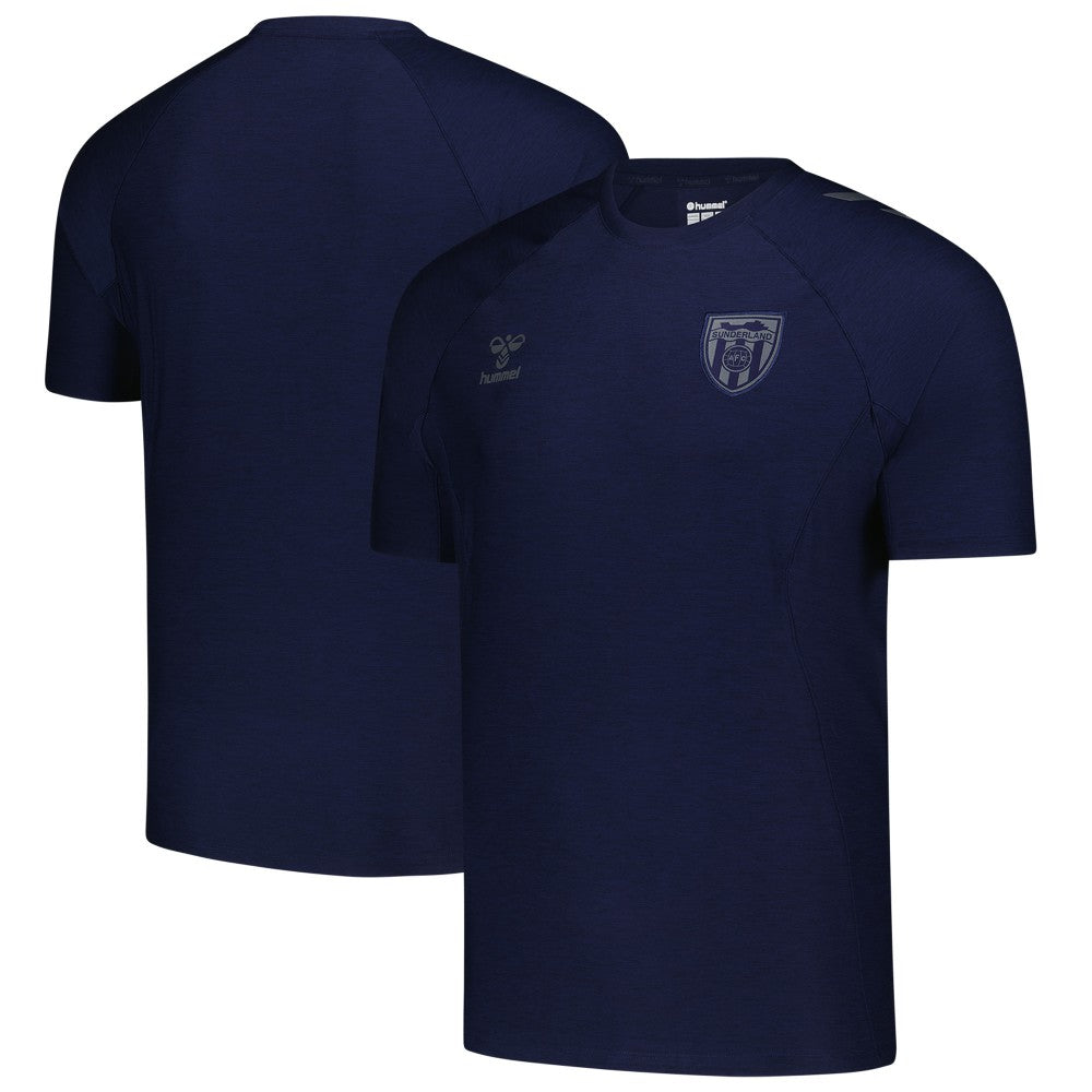 Sunderland Hummel Travel T-Shirt Navy - FIFA World CUP
