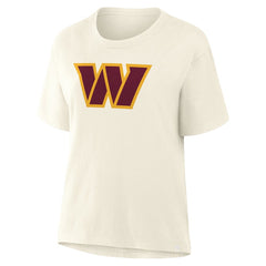 Washington Commanders Women's Dove Legacy T-Shirt Cream | Fanatics