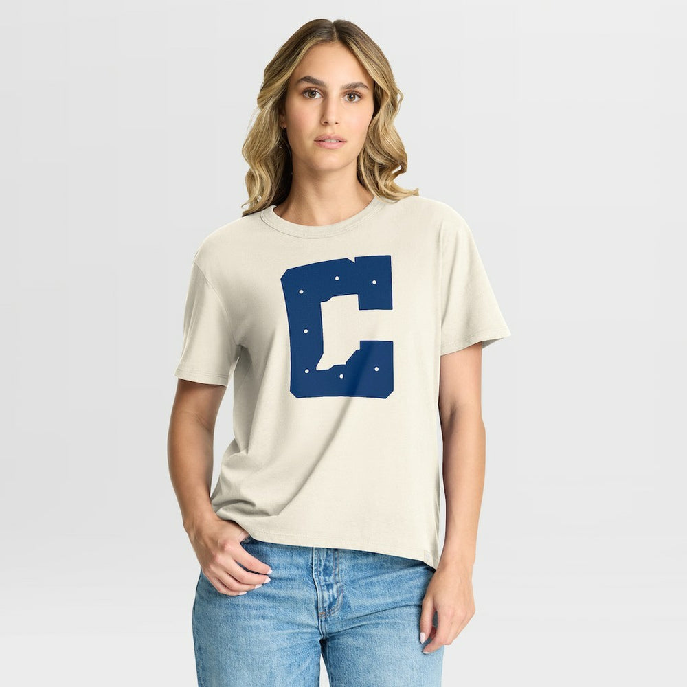 Indianapolis Colts Women's Dove Legacy T-Shirt Cream | Fanatics