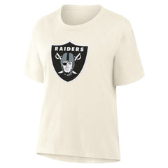 Las Vegas Raiders Women's Dove Legacy T-Shirt Cream | Fanatics