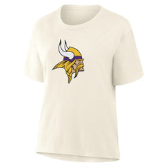 Minnesota Vikings Women's Dove Legacy T-Shirt Cream | Fanatics