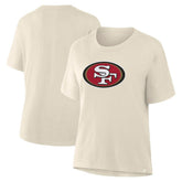 San Francisco 49ers Women's Dove Legacy T-Shirt Cream | Fanatics
