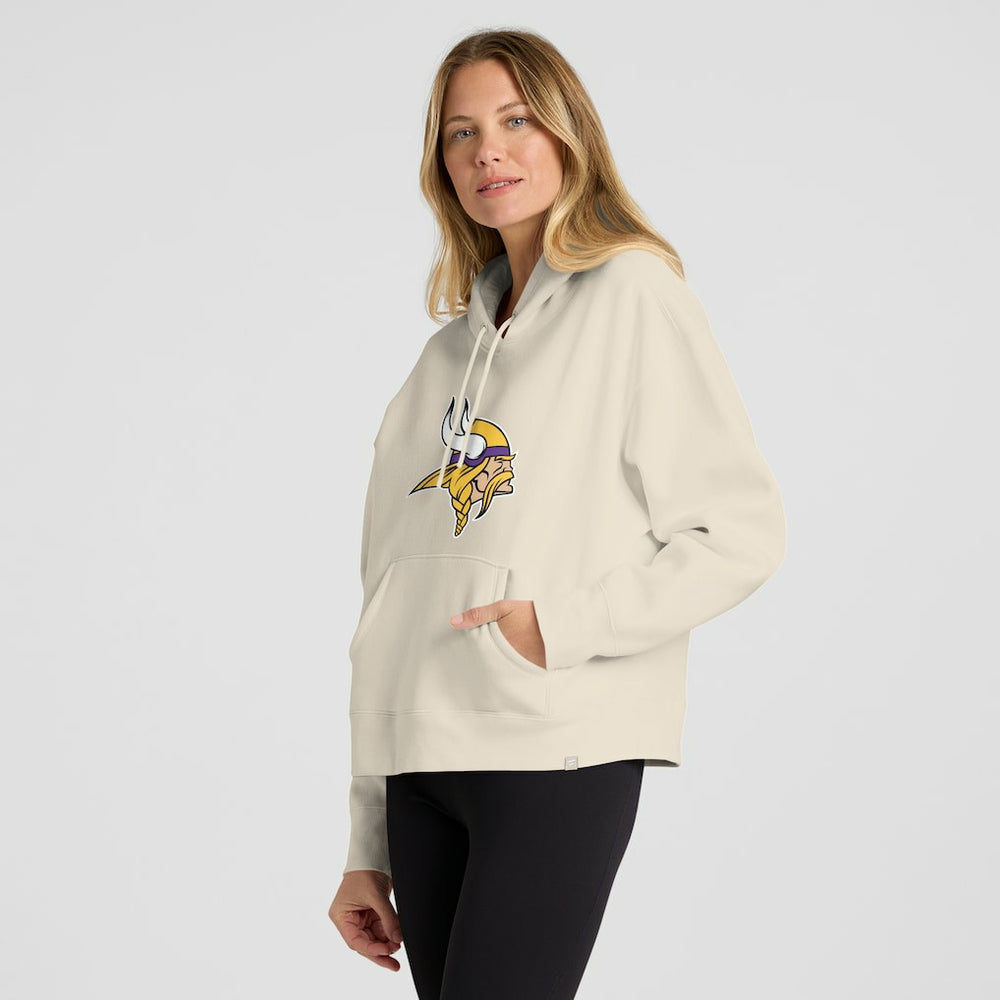Minnesota Vikings Women's Dove Legacy Pullover Hoodie Cream | Fanatics