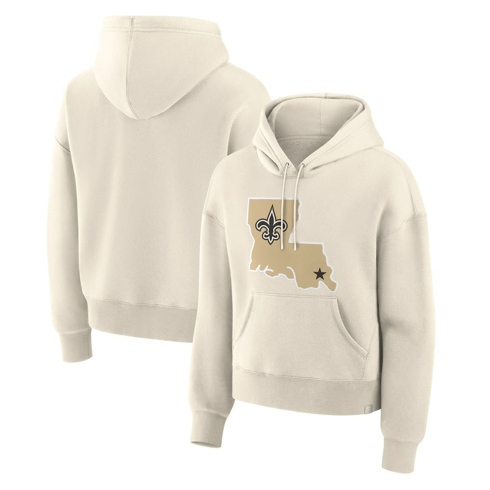 New Orleans Saints Women's Dove Legacy Pullover Hoodie Cream | Fanatics