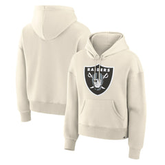 Las Vegas Raiders Women's Dove Legacy Pullover Hoodie Cream | Fanatics