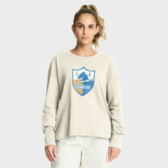 Los Angeles Chargers Women's Dove Legacy Long Sleeve T-Shirt Cream | Fanatics