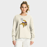 Minnesota Vikings Women's Dove Legacy Long Sleeve T-Shirt Cream | Fanatics