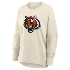 Cincinnati Bengals Women's Dove Legacy Long Sleeve T-Shirt Cream | Fanatics