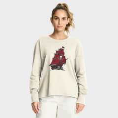 Tampa Bay Buccaneers Women's Dove Legacy Long Sleeve T-Shirt Cream | Fanatics