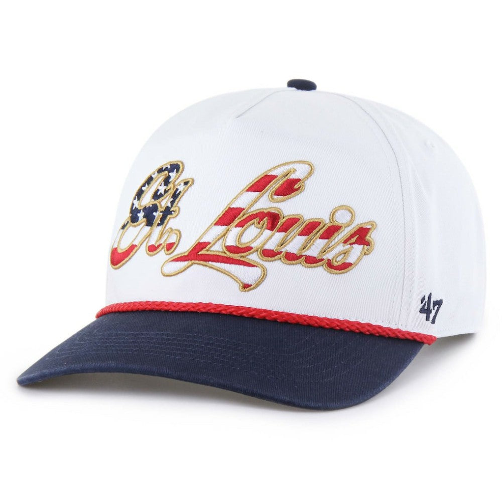 St. Louis Cardinals '47 Patriotic Overhand Hitch Adjustable Hat - MLB