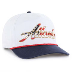 Atlanta Braves '47 Patriotic Overhand Hitch Adjustable Hat - MLB