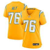 Joe Alt Los Angeles Chargers Women's Alternate Charger Power Game Jersey Gold | Nike for Sale