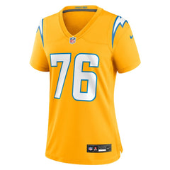 Joe Alt Los Angeles Chargers Women's Alternate Charger Power Game Jersey Gold | Nike for Sale