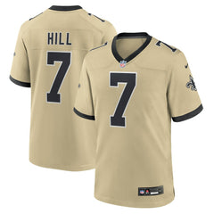 Taysom Hill New Orleans Saints Gameday Golds Alternate Game Player Jersey Gold | Nike for Sale