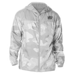 Brooklyn Nets Camo Flash Challenger Windbreaker Full-Zip Jacket Gray - NBA