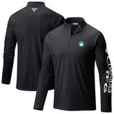 Boston Celtics Terminal Tackle Raglan Omni-Shade Quarter-Zip Jacket Black - NBA