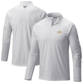 Cleveland Cavaliers Terminal Tackle Raglan Omni-Shade Quarter-Zip Jacket White - NBA