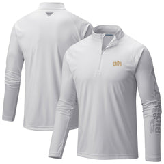 Cleveland Cavaliers Terminal Tackle Raglan Omni-Shade Quarter-Zip Jacket White - NBA