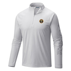 Denver Nuggets Terminal Tackle Raglan Omni-Shade Quarter-Zip Jacket White - NBA