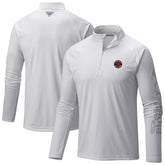Toronto Raptors Terminal Tackle Raglan Omni-Shade Quarter-Zip Jacket White - NBA