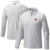 Chicago Bulls Terminal Tackle Raglan Omni-Shade Quarter-Zip Jacket White - NBA