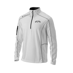San Antonio Spurs Omni-Wick Shotgun Quarter-Zip Pullover White - NBA