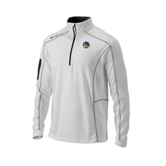 Golden State Warriors Omni-Wick Shotgun Quarter-Zip Pullover White - NBA