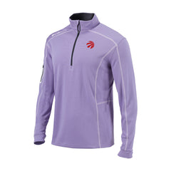 Toronto Raptors Omni-Wick Shotgun Quarter-Zip Pullover Lavender - NBA