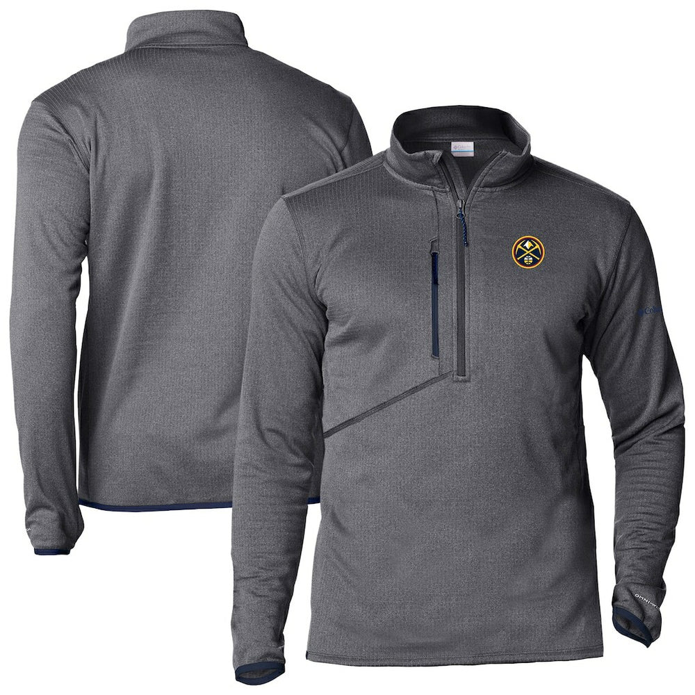 Denver Nuggets Park View Half-Zip Top Gray - NBA