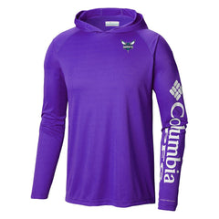 Charlotte Hornets Terminal Tackle Long Sleeve Hoodie T-Shirt Purple - NBA