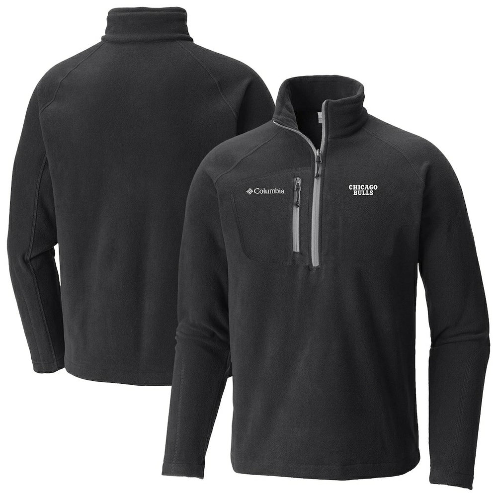 Chicago Bulls Fast Trek III Half-Zip Fleece Pullover Black - NBA