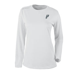 San Antonio Spurs Women's Omni-Wick Shotgun Pullover Top White - NBA