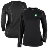 Boston Celtics Women's Omni-Wick Shotgun Pullover Top Black - NBA