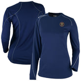 Denver Nuggets Women's Omni-Wick Shotgun Pullover Top Navy - NBA
