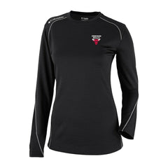 Chicago Bulls Women's Omni-Wick Shotgun Pullover Top Black - NBA
