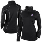 Sacramento Kings Women's Omni-Wick Shotgun 2.0 Quarter-Zip Pullover Top Black - NBA