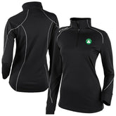 Boston Celtics Women's Omni-Wick Shotgun 2.0 Quarter-Zip Pullover Top Black - NBA