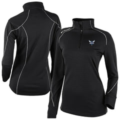 Charlotte Hornets Women's Omni-Wick Shotgun 2.0 Quarter-Zip Pullover Top Black - NBA