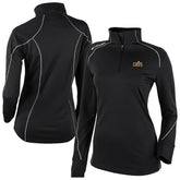 Cleveland Cavaliers Women's Omni-Wick Shotgun 2.0 Quarter-Zip Pullover Top Black - NBA