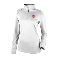 Detroit Pistons Women's Omni-Wick Shotgun 2.0 Quarter-Zip Pullover Top White - NBA