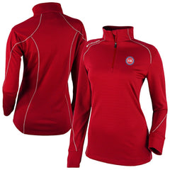 Detroit Pistons Women's Omni-Wick Shotgun 2.0 Quarter-Zip Pullover Top Red - NBA
