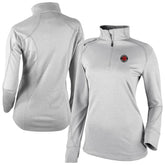 Toronto Raptors Women's Omni-Wick Shotgun 2.0 Quarter-Zip Pullover Top Heather Gray - NBA