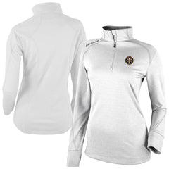 Denver Nuggets Women's Omni-Wick Shotgun 2.0 Quarter-Zip Pullover Top White - NBA