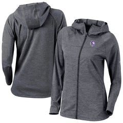 Sacramento Kings Women's Omni-Wick Half Shot Full-Zip Hooded Jacket Black - NBA
