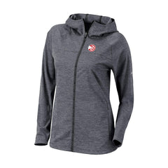 Atlanta Hawks Women's Omni-Wick Half Shot Full-Zip Hooded Jacket Black - NBA